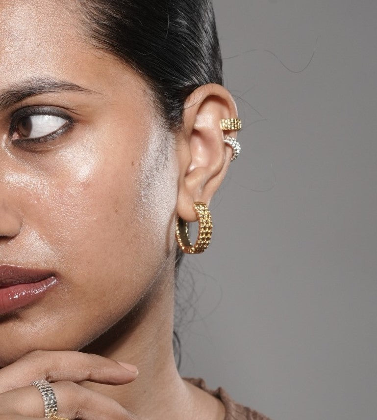 Lattice Love earcuff