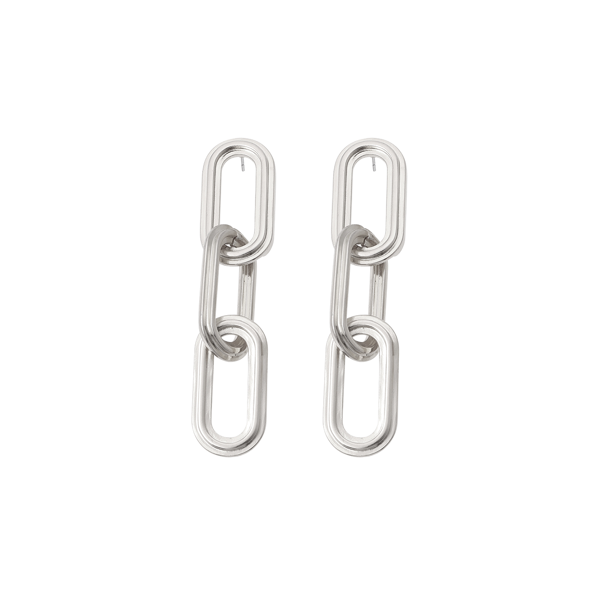 Chain Cascade Earrings (short)