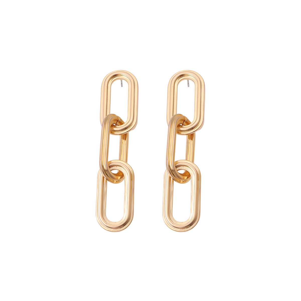 Chain Cascade Earrings (short)