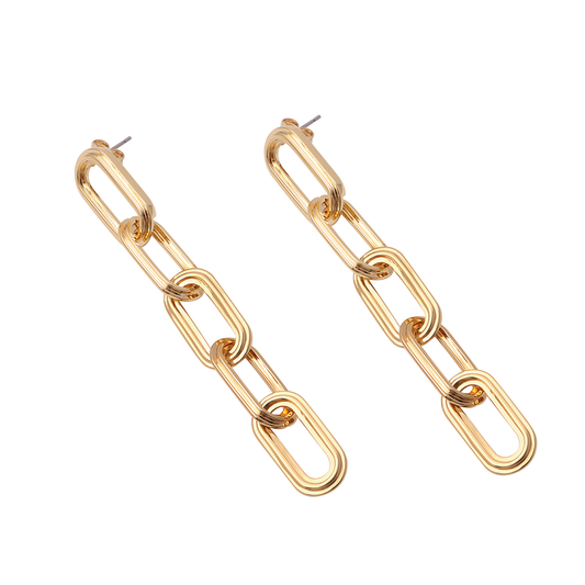 Chain Cascade Earrings (long)
